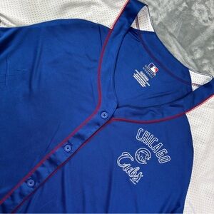 Chicago Cubs Womens Button Down Jersey Size XXL Official MLB Baseball Shirt Soft